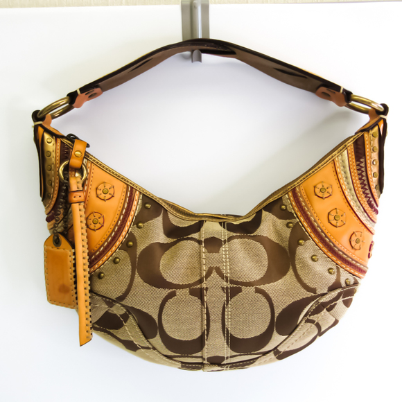Coach | Bags | Coach Soho Signature Stitched Small Hobo 482 Womens